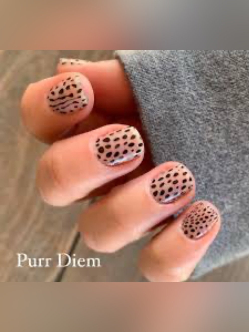 Color Street Nail Polish Strips Purr Diem
